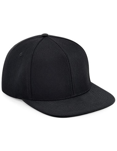 BEE-B661-Original Flat Peak 6 Panel Snapback Cap